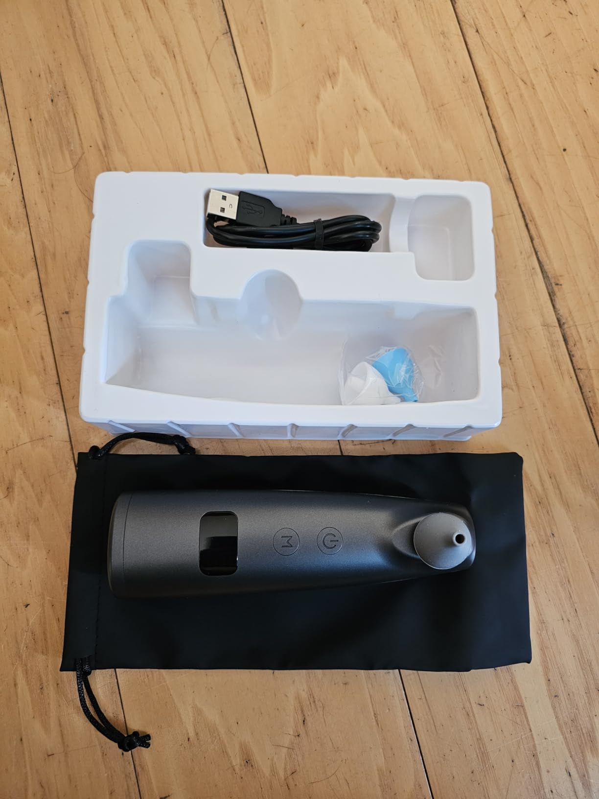 Ear Moisture Drier Swim Ear Blower Electronic Ear Water Remover Rechargeable Battery Operated Ear Fluid Remover for Swimming customer photo 1