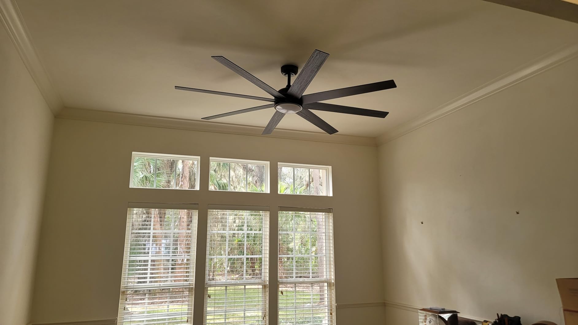Ceiling Fans with Lights, 60 inch Large Ceiling Fan with Light and Remote, Outdoor Bronze Ceiling Fan for Living Room Patio, 6 Speeds, Reversible Quiet DC Motor, 3 CCT, Bi-Color 8 Blades customer photo 2