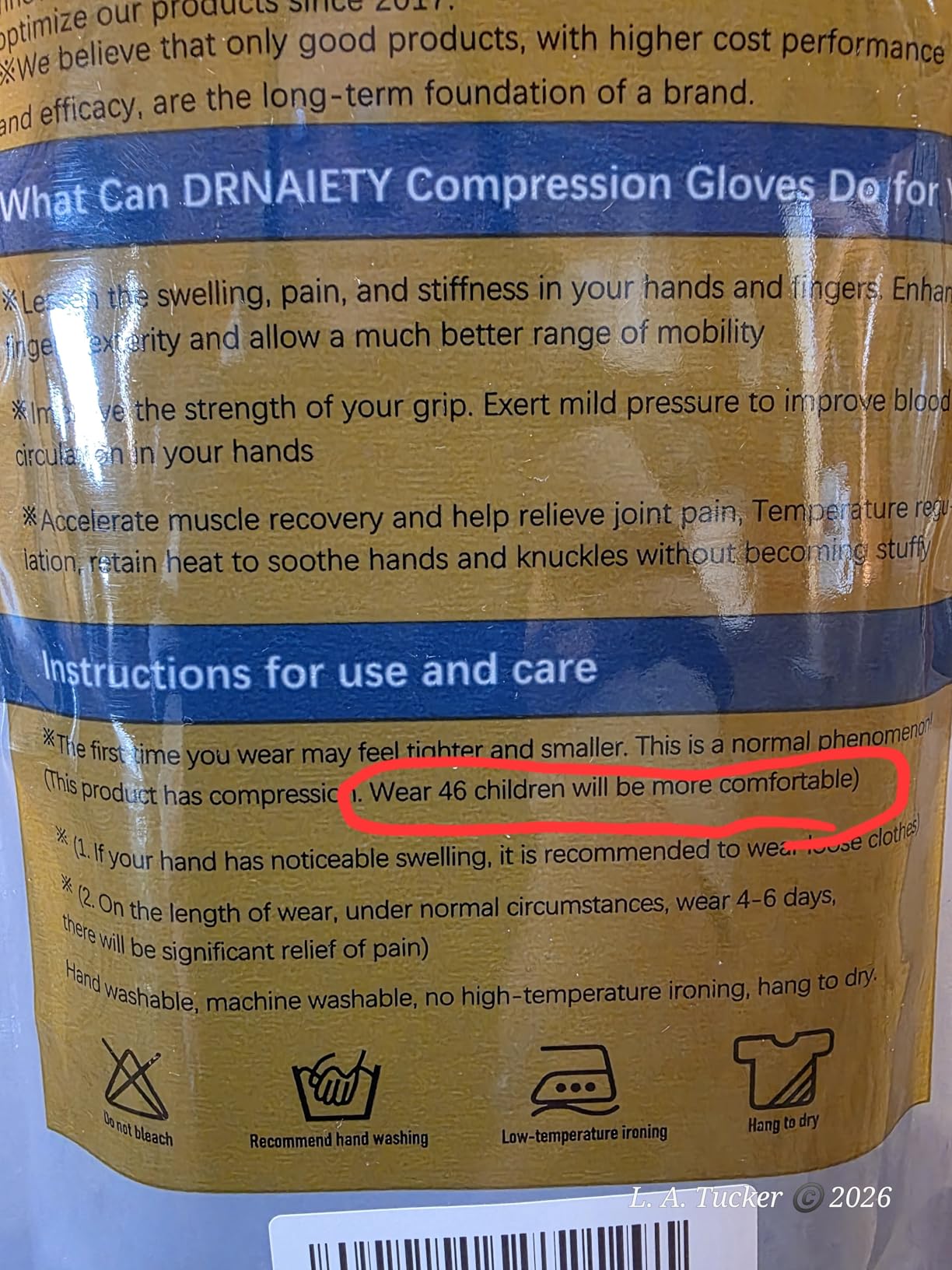 DRNAIETY 2 Pairs Copper Arthritis Compression Gloves for Women and Men, for Arthritis Hand Pain, Anti-Slip, Fingerless, Comfortable for Work, Kept in Motion (Medium) customer photo 1