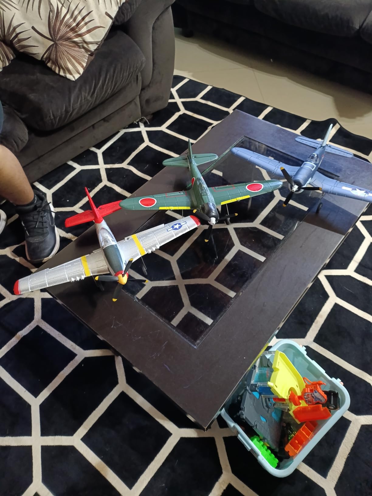 VOLANTEXRC RC Plane for Beginners, 4CH WWII RC Airplane T28 Trojan with Aileron, 2.4Ghz Remote Control Plane with Xpilot Self Righting&One Key Aerobatic for Adults (761-9 RTF Yellow) customer photo 1