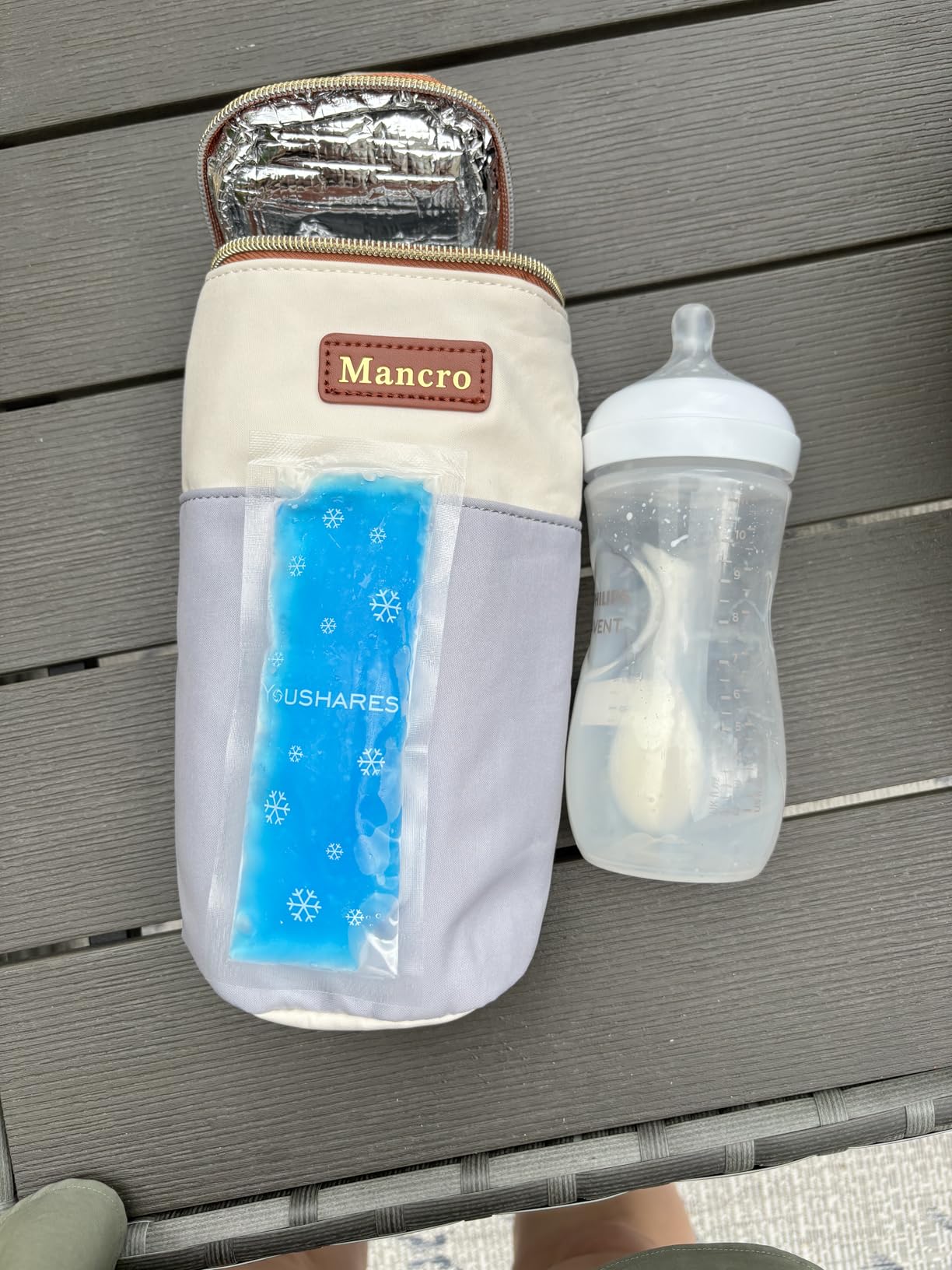 YOUSHARES Insulin Vials Cooler Travel Case - TSA Approved Diabetic Medication Vial Cooling Bag with Protective Ice Brick, Refrigerated Diabetes Supplies Organizer, Small Bottle Carrying Storage customer photo 2