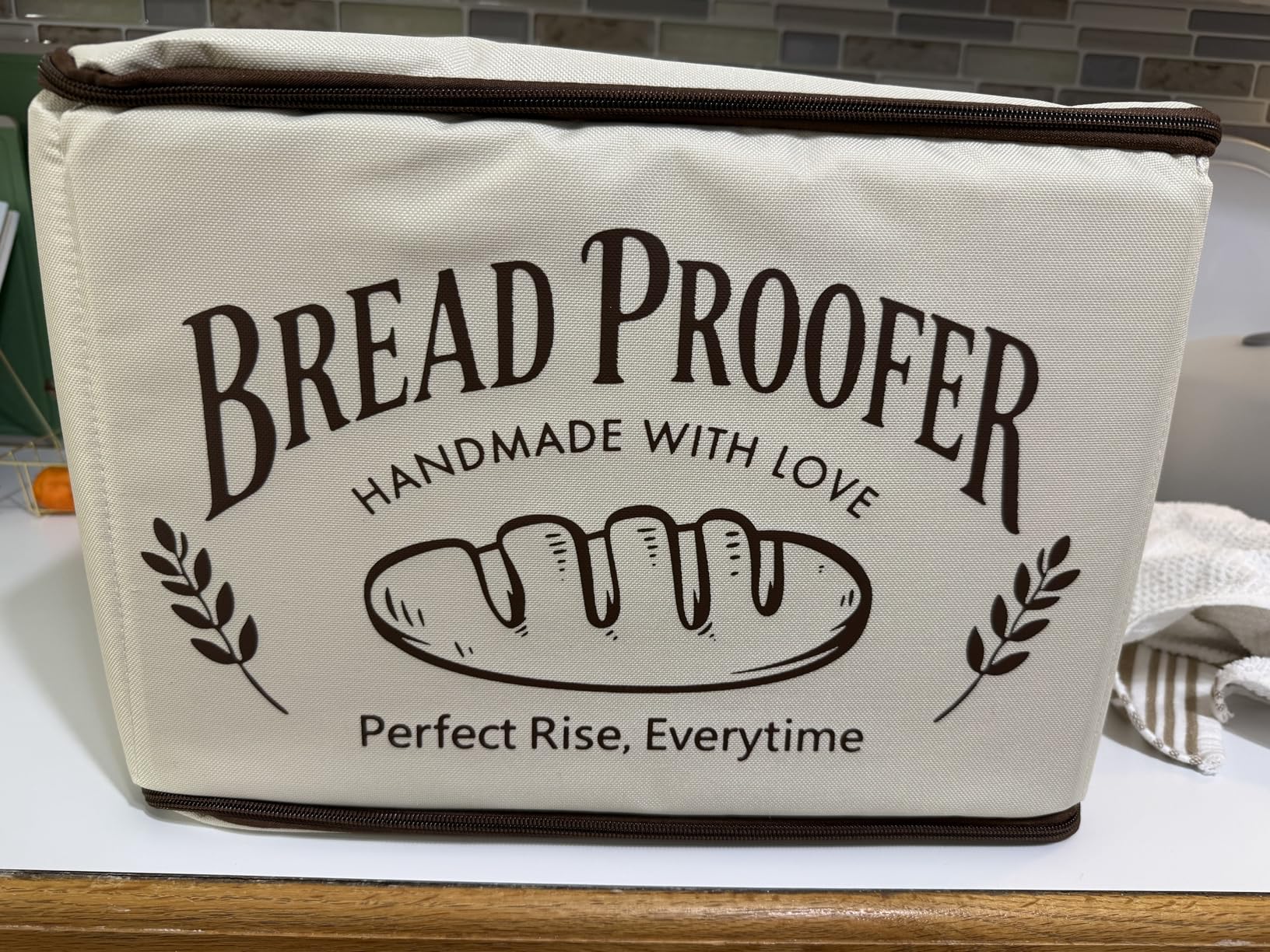 Bread Proofing Box - Folding Dough Proofer - Foldable Sourdough Warmer - 70-158°F Temp and 48H Timer Controller - Bread Making Kit with Dough Warming Box, Banneton Basket, Lame, Scraper, Metal Rack customer photo 1