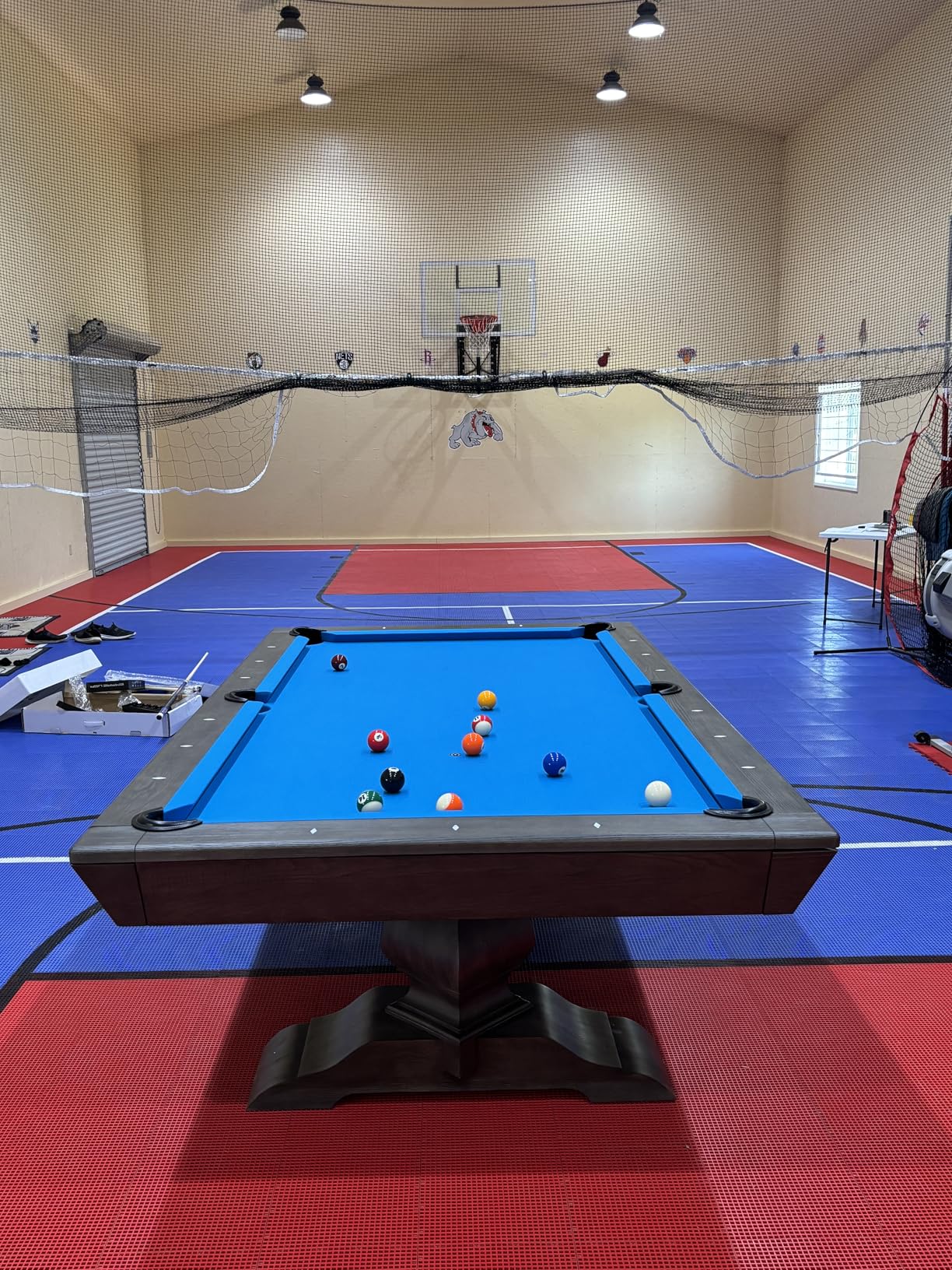Nixon Billiards - Birdy Slate Billiard Pool Table - Grayson Grey - 7ft and 8ft - Whiteglove customer photo 1