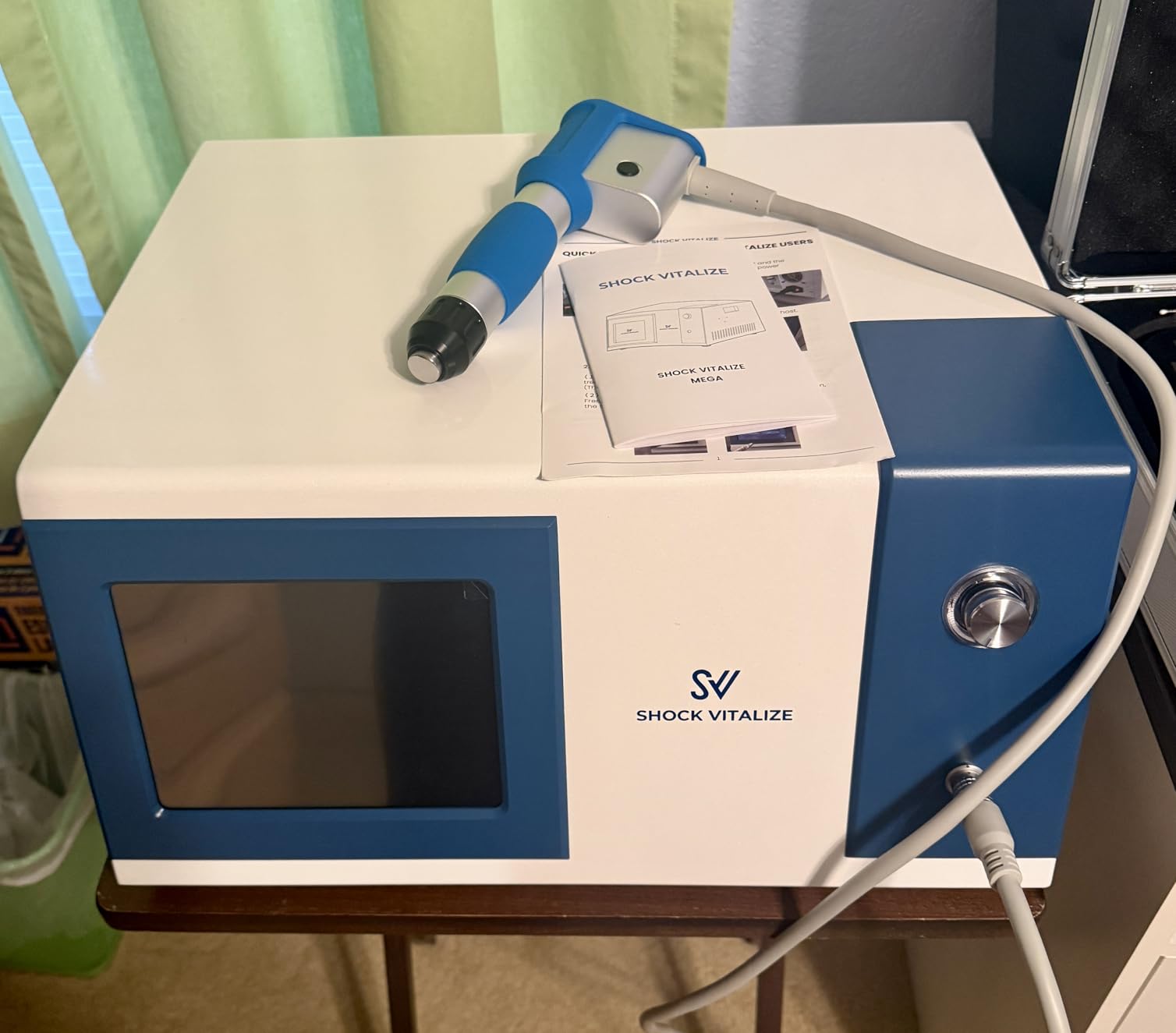 2026 Advanced Shockwave Therapy Machine, Extracorporeal Shock Wave Therapy Device for Pain Relief, ESWT Machine for Muscle, Knee, Back, Joint, Elbow, Shock Wave Therapy for Gym, Rehabilitation customer photo 1