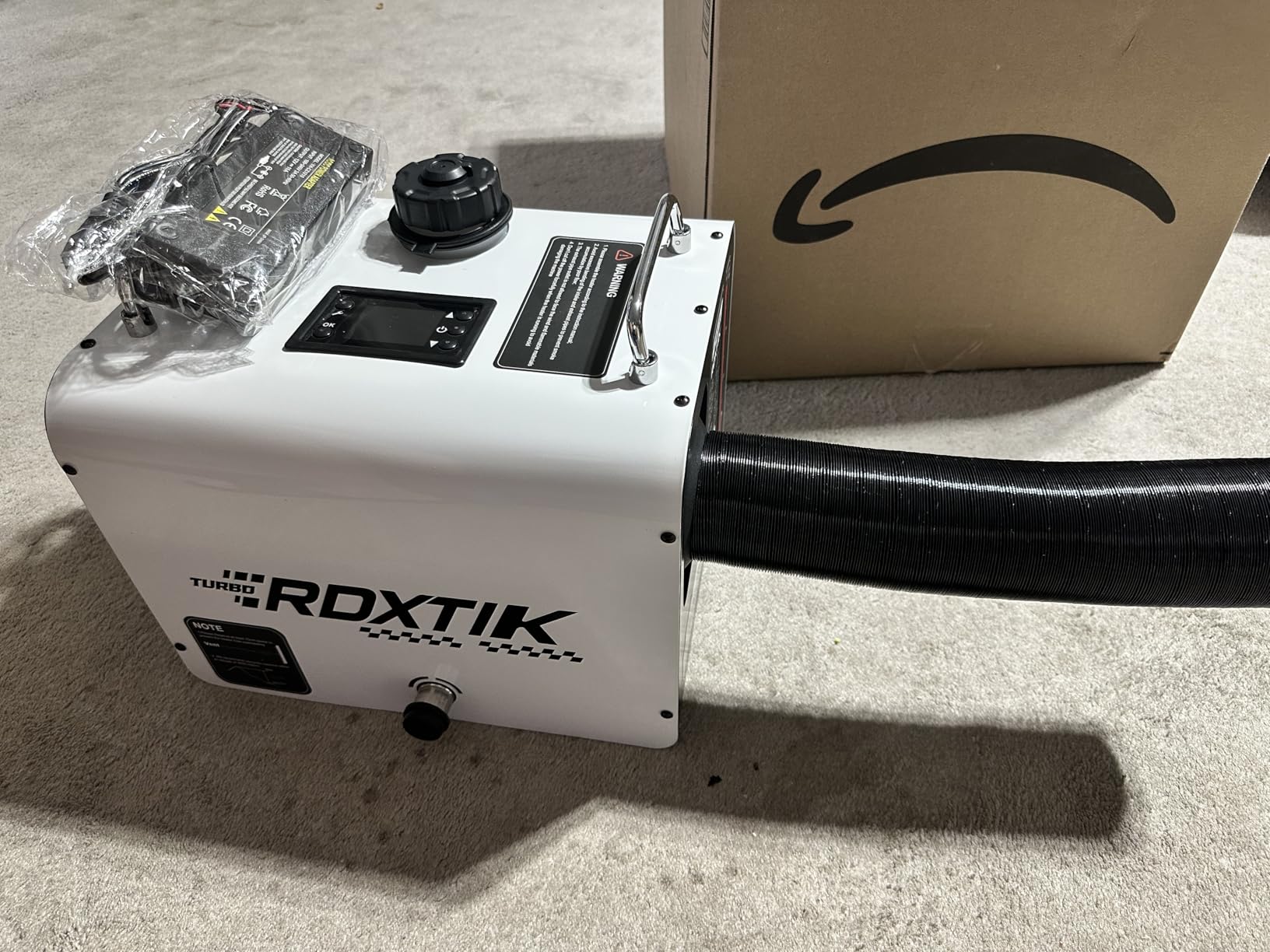 8KW Diesel Heater, 5L 12V/24V All in One Diesel Heater with LCD Switch, Remote Control, Muffler for Truck, RV, Home, Car, Campers, Boat, Orange customer photo 1