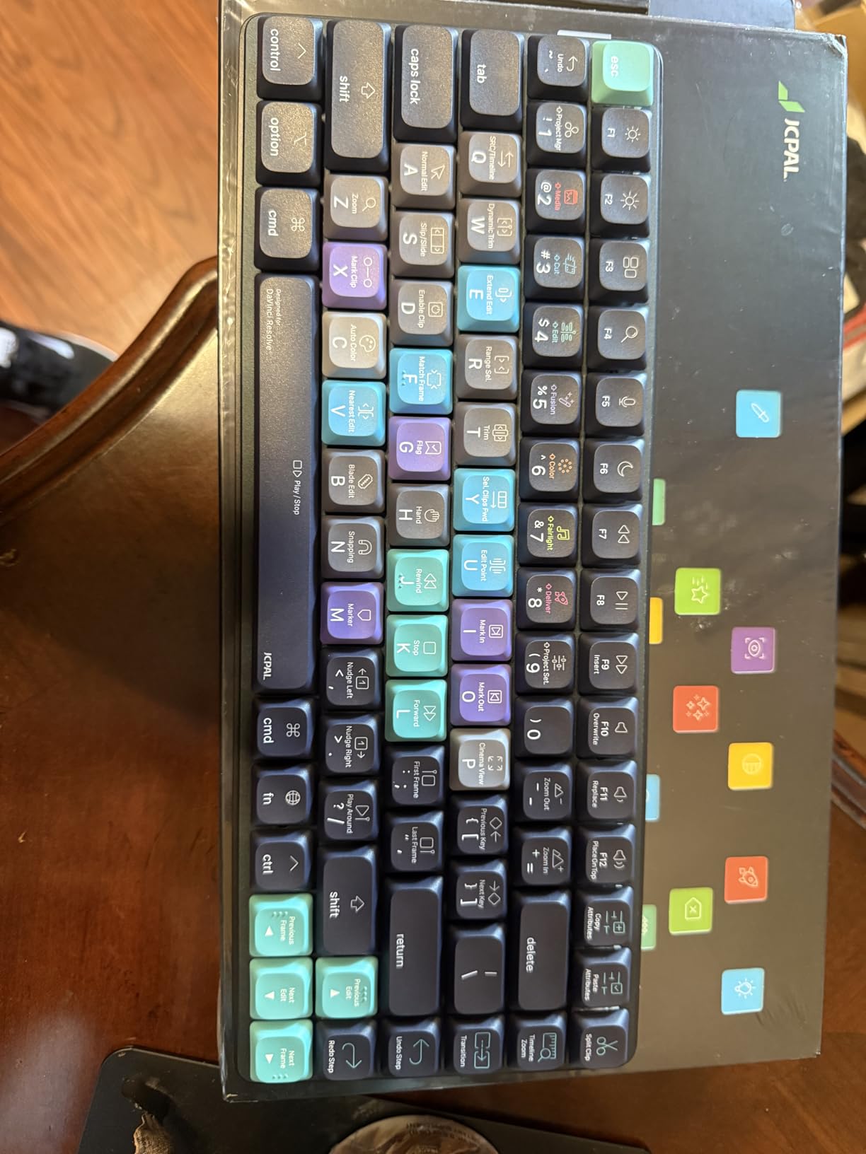 JCPAL DaVinci Resolve Keyboard - Dash Wireless Shortcut Keyboard for Mac and PC - Shortcut Hotkeys, Color-Coded Key Guide, Fully Customizable, Compact Low-Profile Design customer photo 1