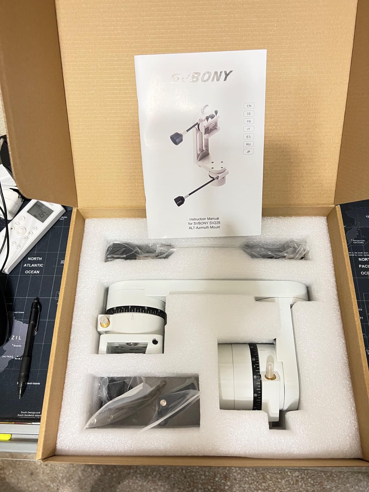 SVBONY SV225 Mini Alt-Azimuth Mount, Adjustable Telescope Alt-Azimuth Mount, Load-Bearing 5kg, No Return No Empty Travel, CNC Hollow Structure, Lightweight Portable Altazimuth for Astronomy Beginners customer photo 1
