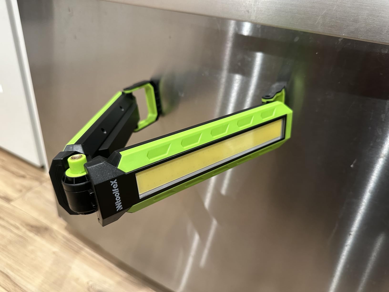Work Light - 5200mAH Foldable Magnetic Under Hood Working Light with Hooks, Portable Magnetic Rechargeable Cordless 3300LM Job Site Lighting for Mechanic/Car Repairing/Garage customer photo 1