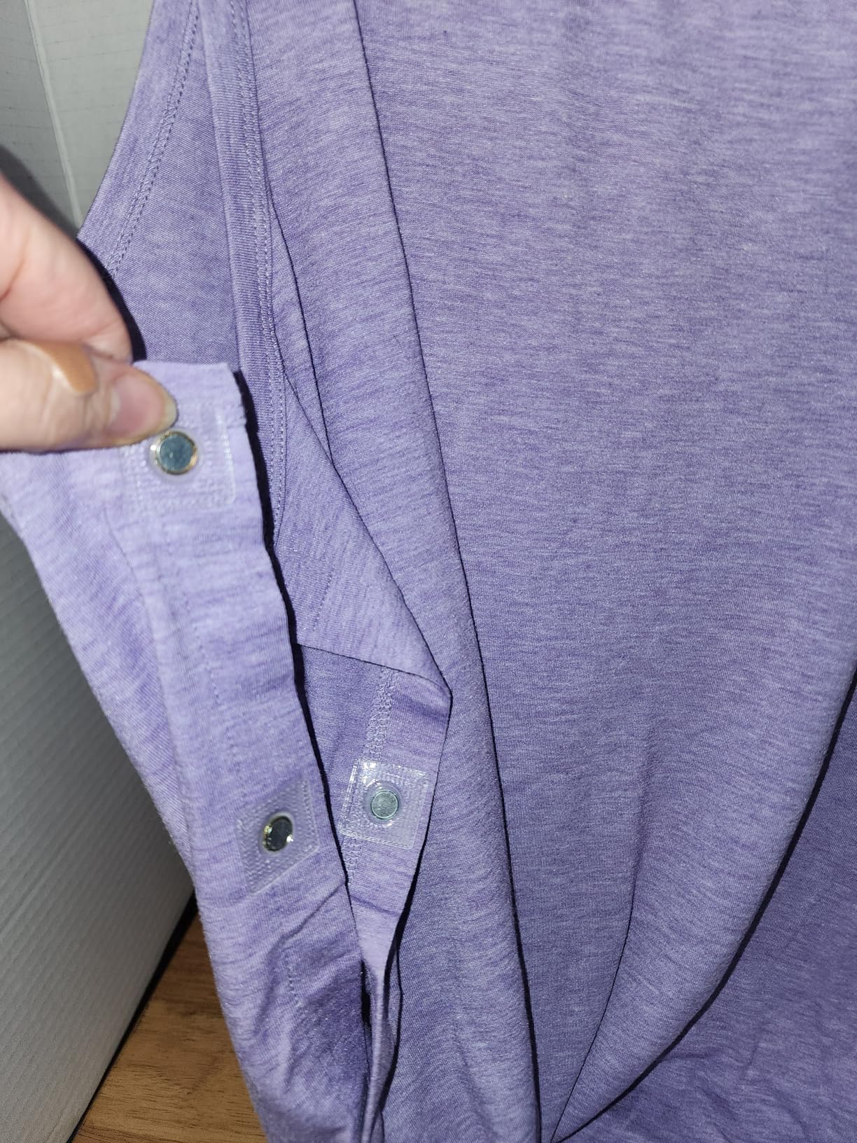 Post Surgery Magnetic Button Shirt for Women - Sleeveless Recovery Tank - AprBark customer photo 2