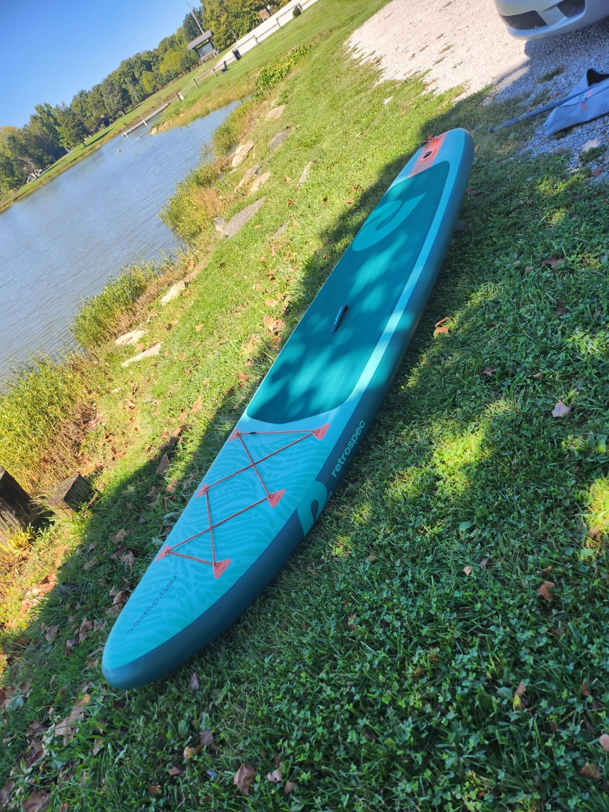 Retrospec Weekender Inflatable Stand Up Paddle Board Includes Paddle, Pump, and Accessories 10'6 Lightweight iSUP, Puncture Resistant customer photo 1