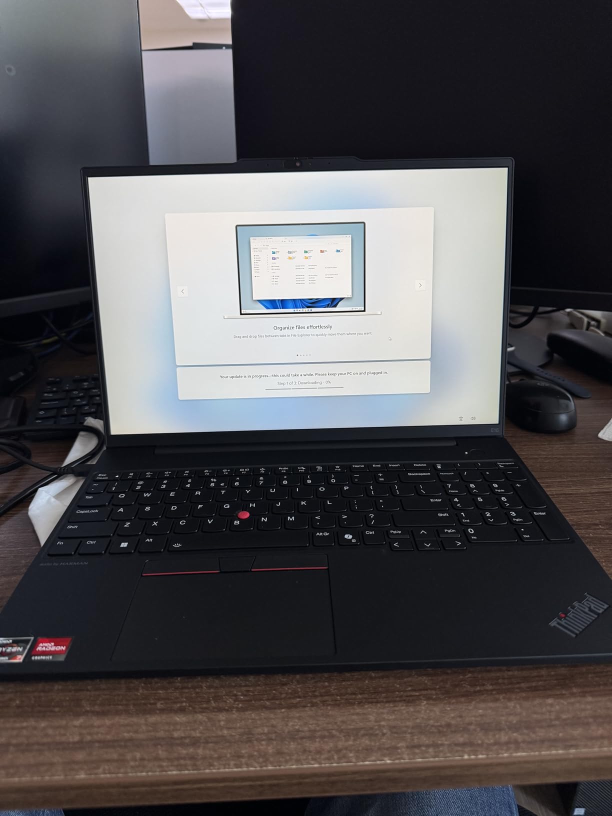 Lenovo ThinkPad E16 Gen 2 Business Laptop Computer, AMD 8-Core Ryzen 7 7735HS, 16GB DDR5 RAM, 1TB PCIe SSD, 16