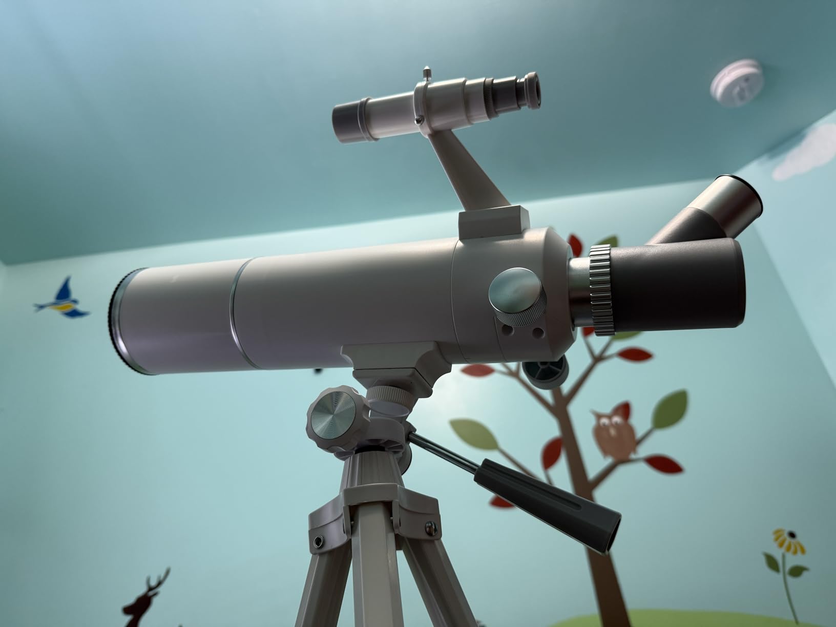 Hawkko Telescope for Adults & Kids - 80mm Aperture 500mm Telescopes for Adults Astronomy, (20X-150X) Portable Refractor Telescope Kit for Beginners with Decorate Stickers, AZ Tripod, Phone Adapter customer photo 2