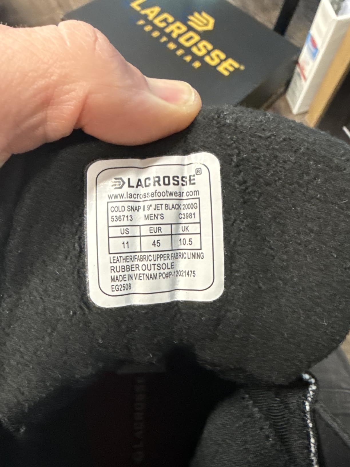Men's Cold Snap 9 Hunting Boots featuring 2000G Thinsulate Ultra Insulation, Grippy Permafrost Outsole, and Supportive EVA Footbed customer photo 1
