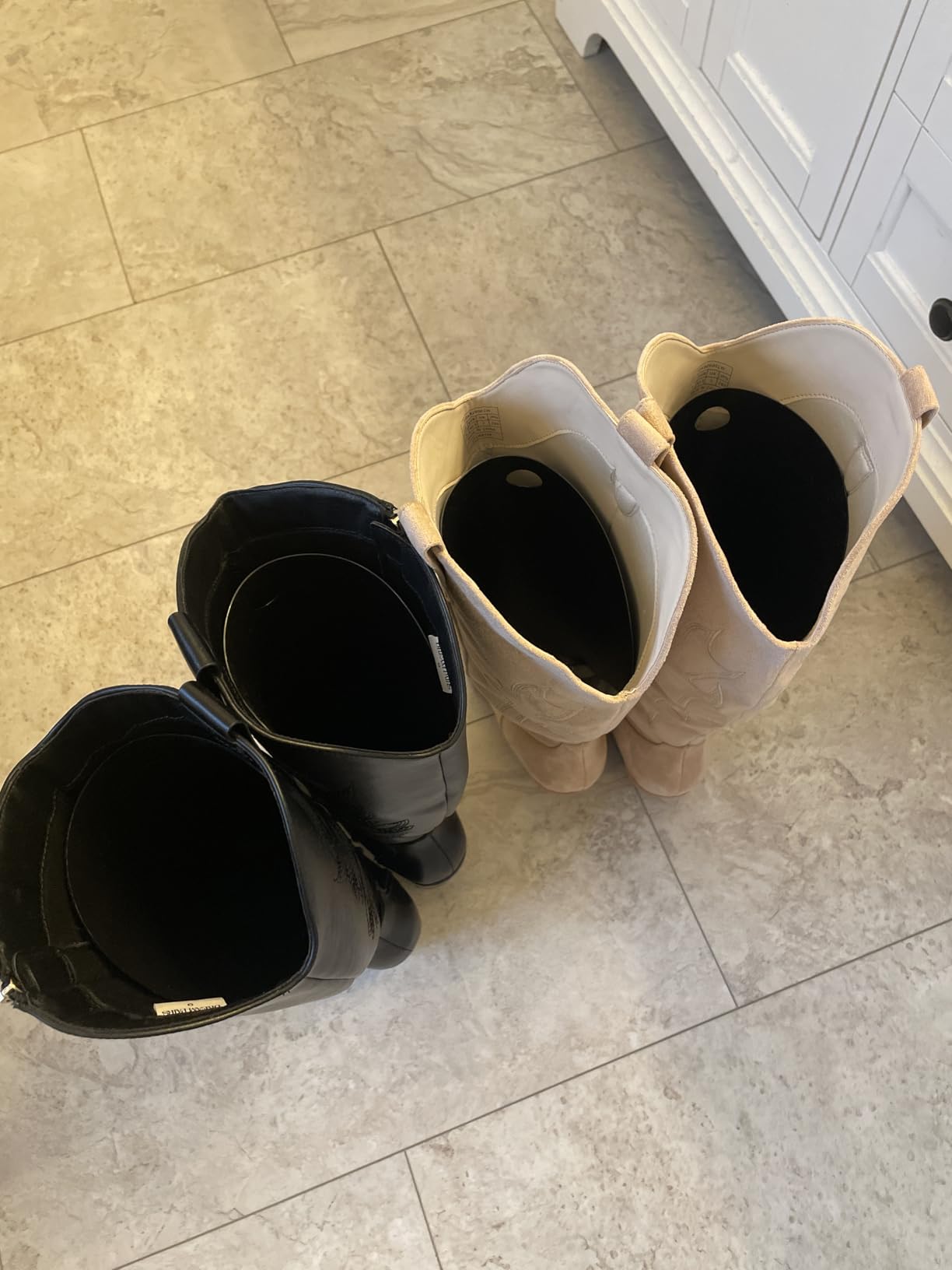 Boot Shapers, Boot Shaper Inserts for Women and Men to Keep Shape, Black Tall Boot Shapers Insert Boot Fillers customer photo 1
