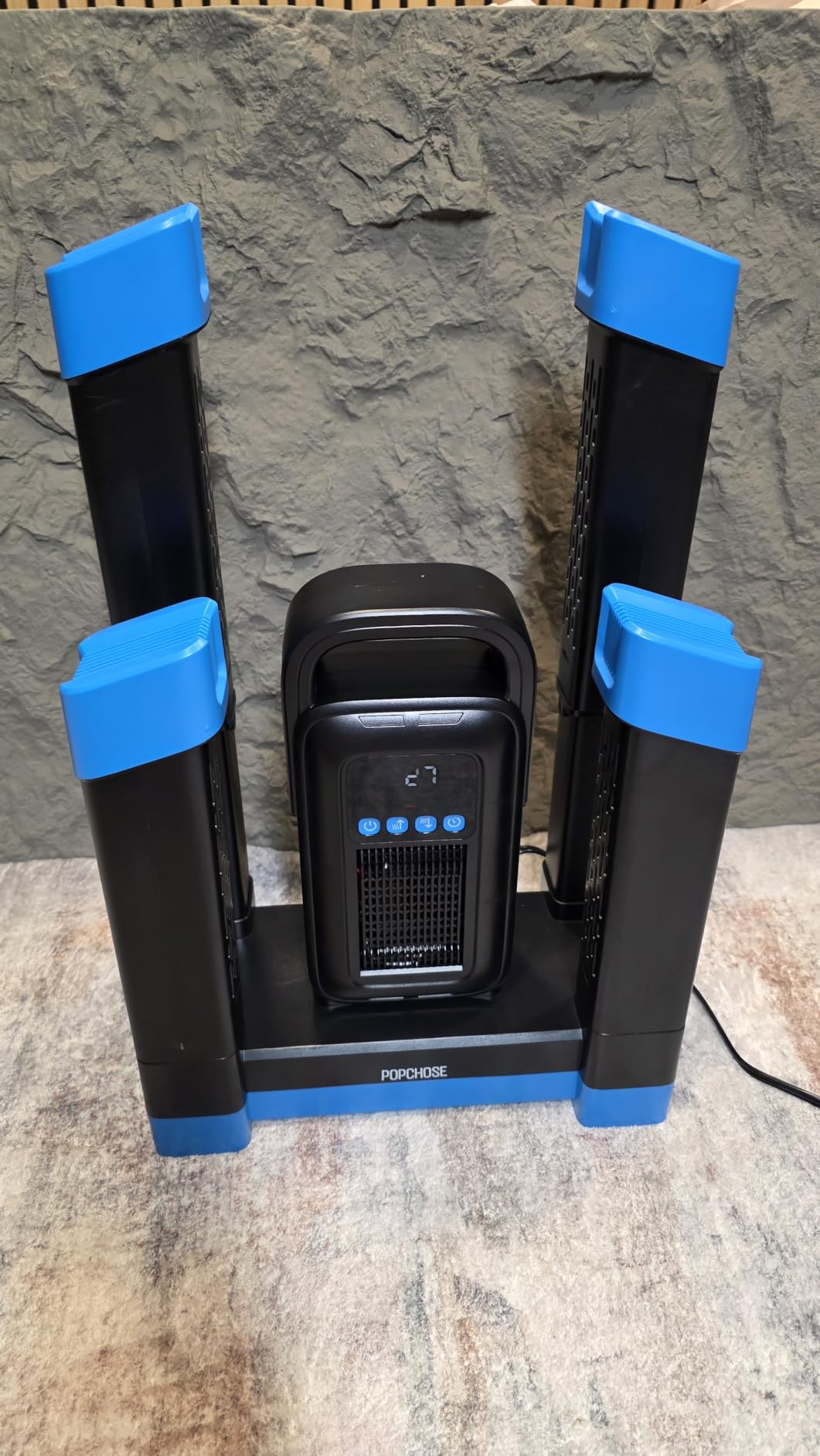 POPCHOSE Heavy-Duty Boot Dryer, Upgraded Shoe Dryer Helps Reduce Odor, Glove & Boot Warmer, Silent & Adjustable Timer customer photo 1