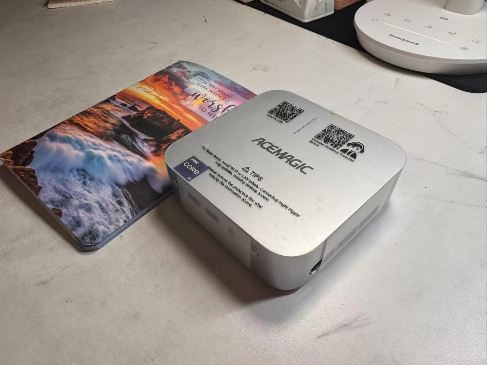 ACEMAGIC M1 Mini PC, Intel Core i9-11900H 32GB DDR4 1TB SSD, Mini Computers (4.9GHz, 8C/16T) PCIe3.0 Type-C/LAN 2.5G/HDMI/DP, 4K Triple Display 11 Pro Mini Desktop PC BT5.2/WiFi6/BT/for Home/Office customer photo 1