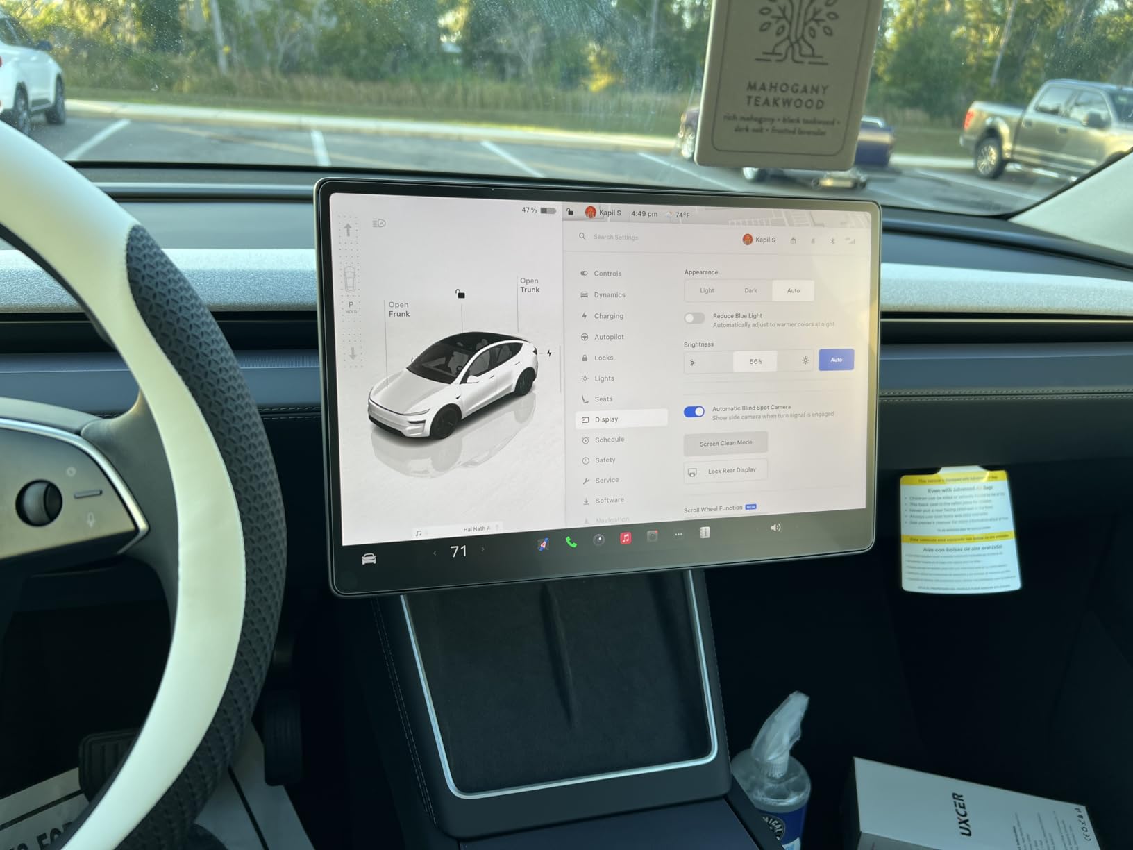 For Tesla Model Y Juniper & Model 3 Highland Matte 15.4