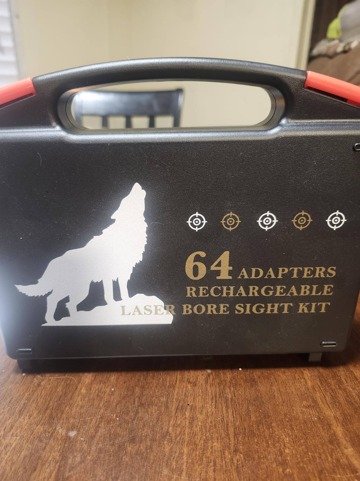 USB Rechargeable Bore Sight Laser, 64 Adapters Professional Green Laser Bore Sight Kit, Fit 0.17 to 12GA Calibers, Multiple Caliber Bright Bore Sighter Laser Powerful Support for All Gun, Rifle,Pistol customer photo 1