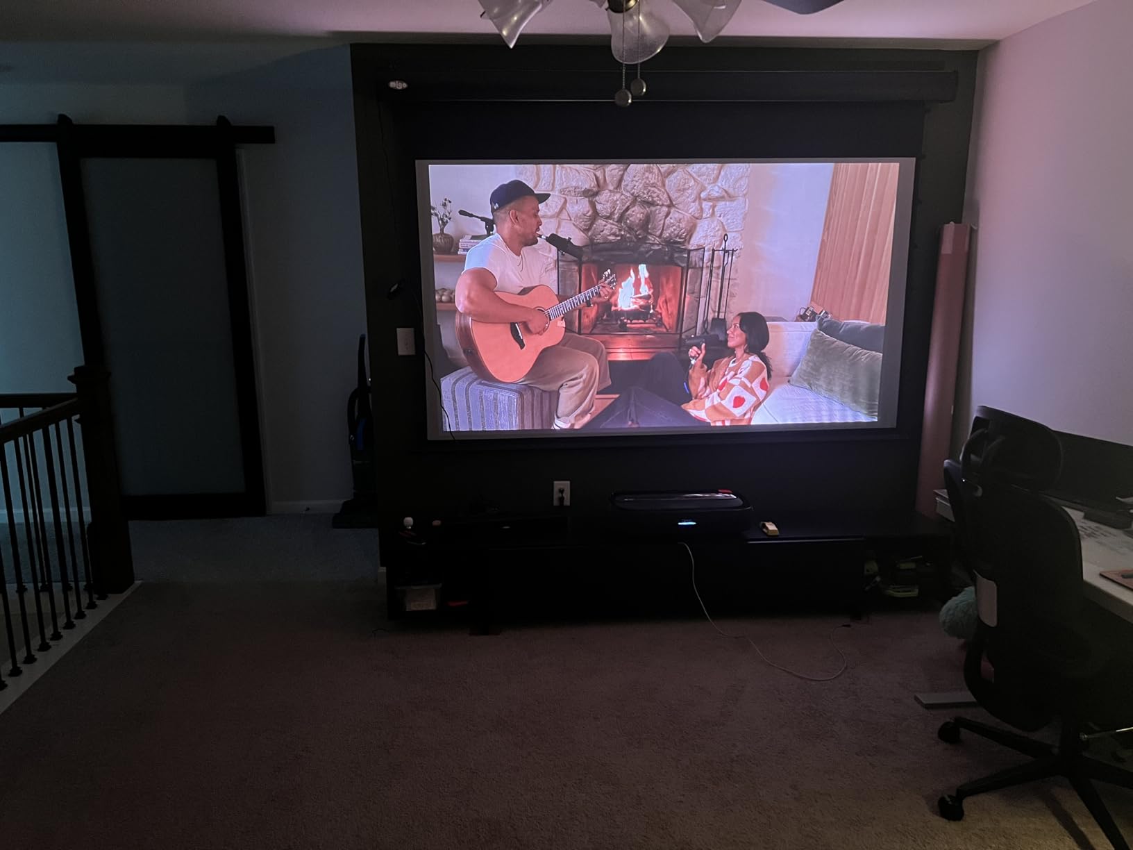 L9Q Ultra Short Throw Triple Laser Projector, 4K UHD, 5,000 Lumens, 5000:1 Contrast, 80