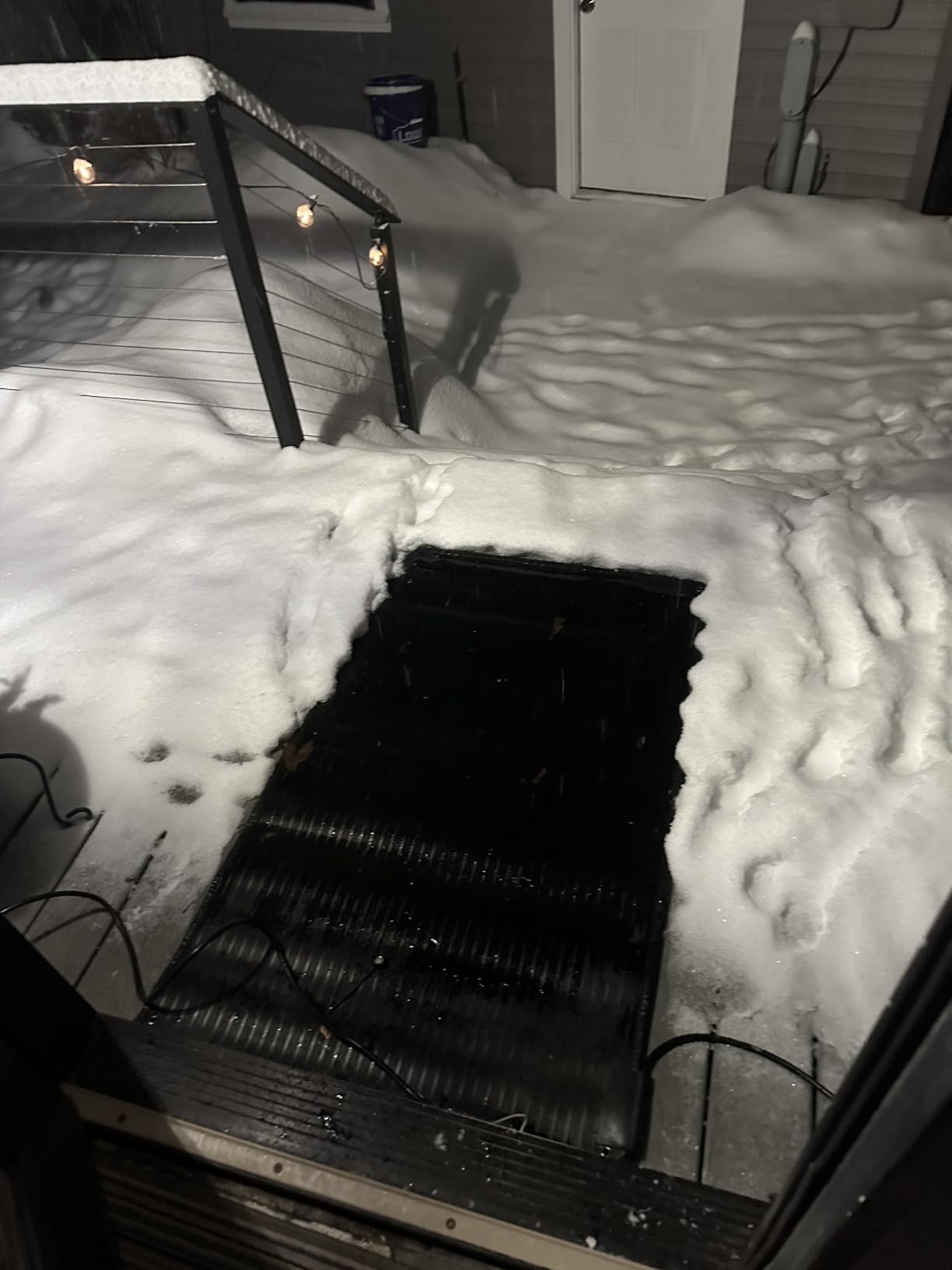 Snow Melting Mats Outdoor 30 x 48 inch, Non-Slip Heated Outdoor Mats 405W 120V customer photo 2