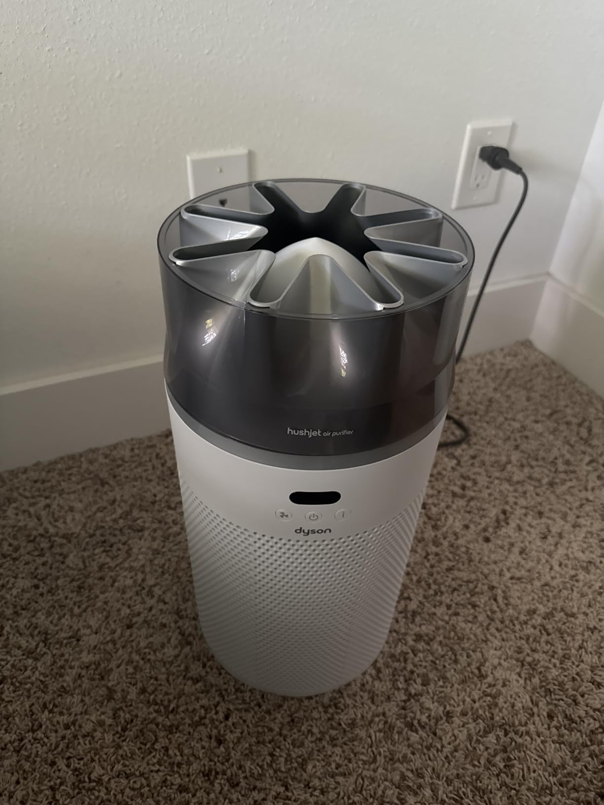 Dyson Hushjet Compact Purifier, Engineered for Powerful, Whisper-quiet, Whole-room Air Purification - White/Silver customer photo 2