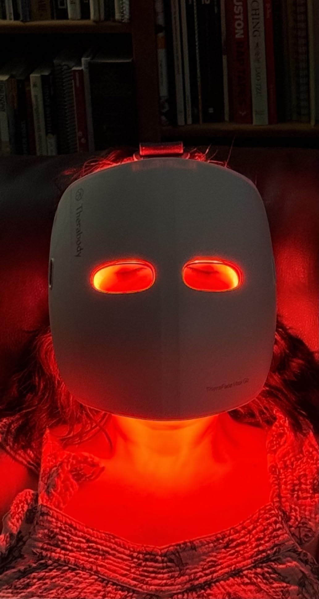 TheraFace Therabody Mask Glo - Cordless LED Skincare Face Mask with Red/Blue/Infrared Light & Relaxing Scalp Massage for Glowing, Healthier-Looking Skin - FDA Cleared customer photo 2