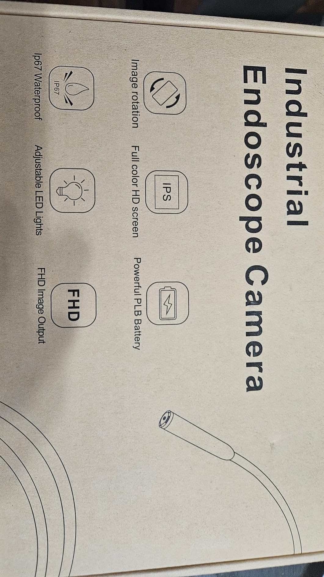 Triple Lens Borescope with 5