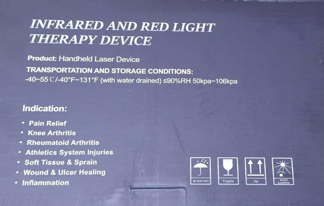 16*650nm & 8*808nm Cold Laser Therapy Device for Dog Cat, 5200mAh Portable Near Red Light Laser Therapy with Protective Cover, Puppy LLLT Pet Treatment Machine for Muscle Pain Relief & Improve Healing customer photo 1