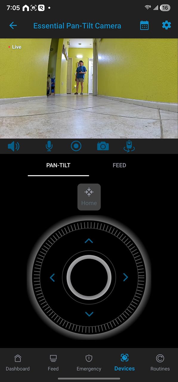 Arlo Essential Indoor Pan Tilt Security Camera 2K (2025 Release) + 6 Months of Secure Plus Plan - Wired Plug-in Power, Person Recognition, Animal Detection, Auto Motion Tracking, 1 Cam, White customer photo 1