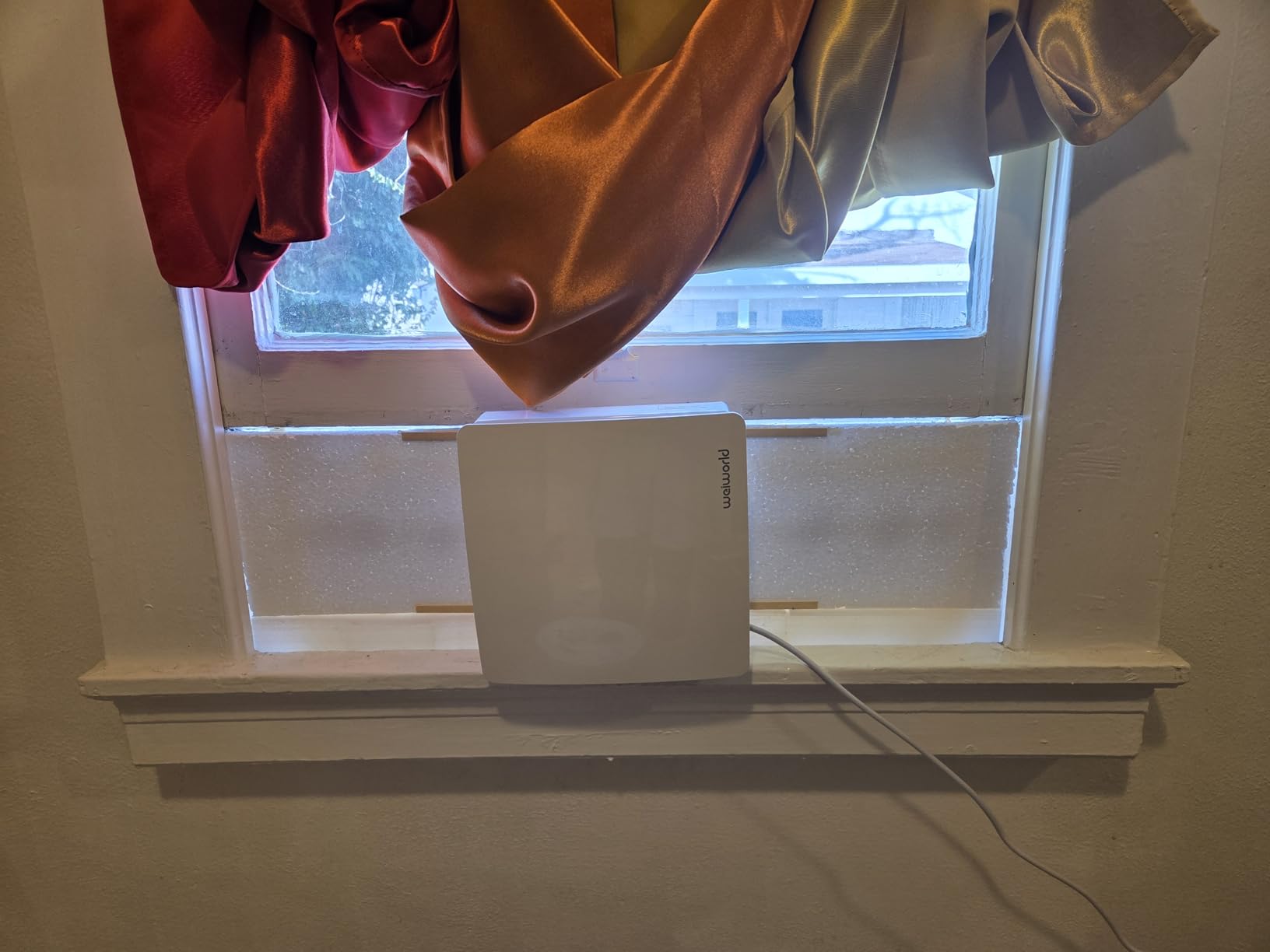Heat Recovery Ventilator with Ceramic Heat Exchanger, Wall-Mounted Fresh Air System with WiFi/Remote Control for Home, Attic, Garage - Supply, Exhaust & Recirculation Ventilation Fan customer photo 1