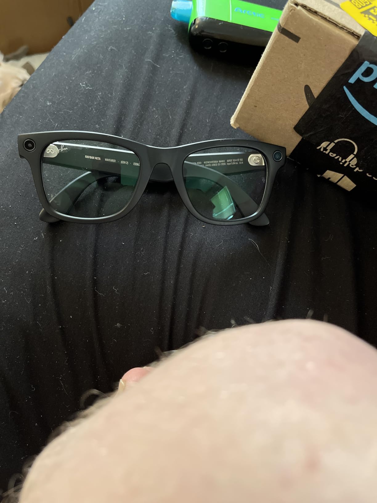 Ray-Ban Meta (Gen 2), Wayfarer, Matte Black | Smart AI Glasses for Men, Women - 2X Battery Life - 3K Ultra HD Resolution and 12 MP Wide Camera, Audio, Video - Clear Lenses - Wearable Technology customer photo 1