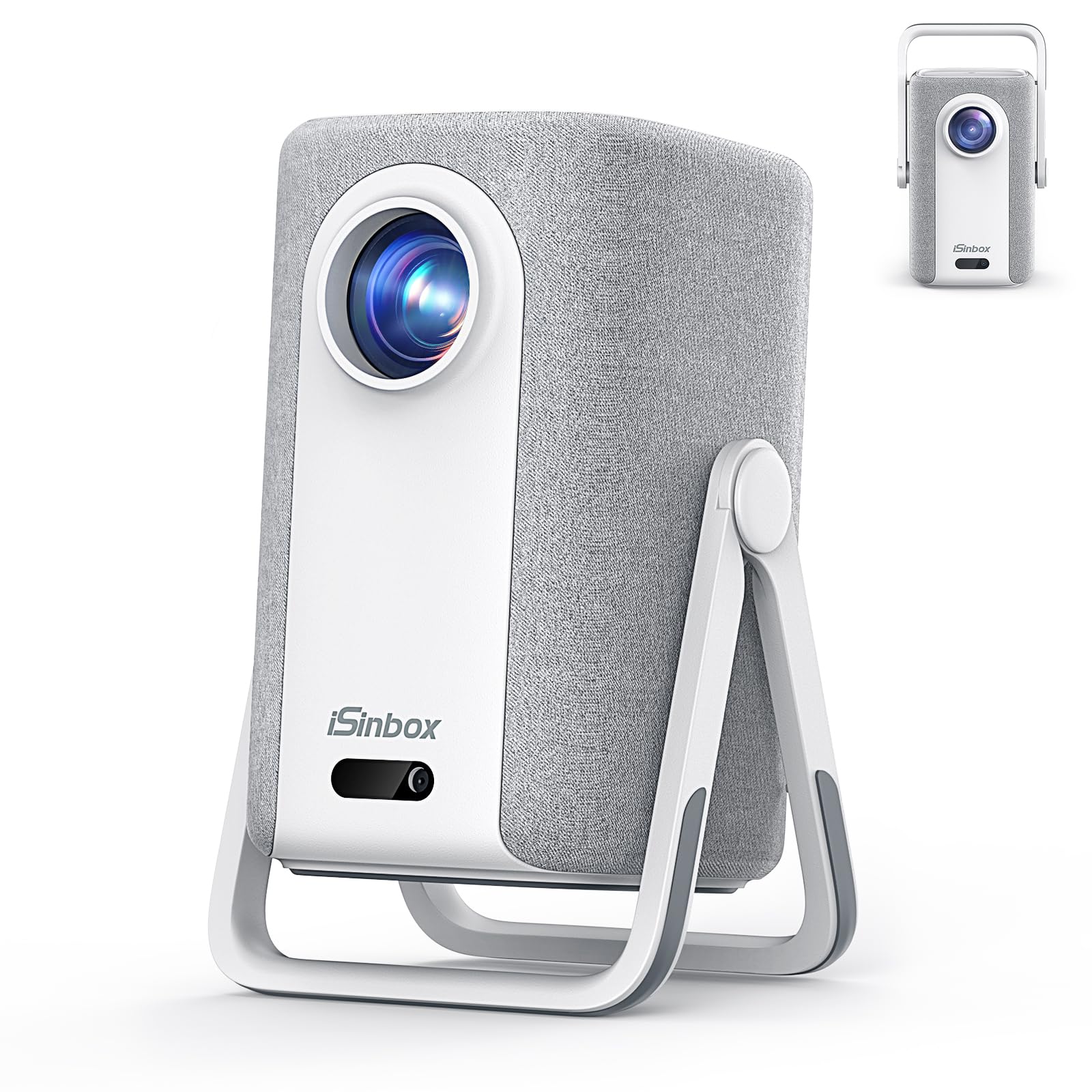 [Short Throw/1200ANSI/Built in Apps] 4K Outdoor Projector with WiFi and Bluetooth, Auto Focus Projector with Dual-Mode Stand, Smart Portable Proyector with Netflix/YouTube/PrimeVideo & Dolby customer photo 1