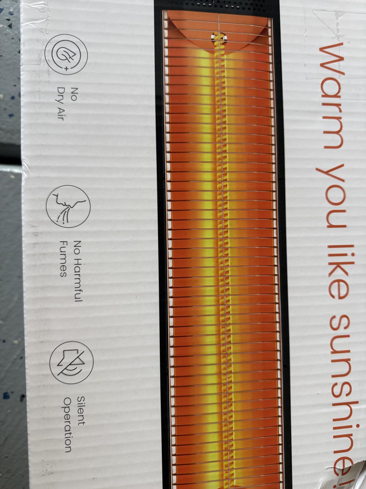 Wall-Mounted Electric Patio Heater, 34