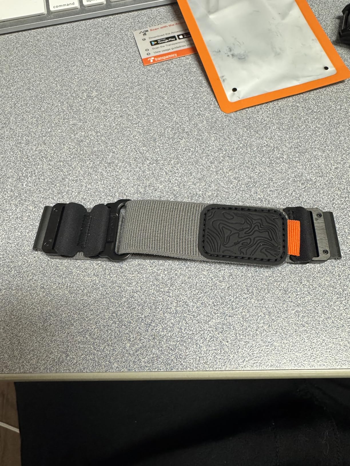 Bandletic Compatible with Garmin 22mm Watch Band - Rugged Tactical Nylon Sport Strap for Fenix 8 E 47mm/7 6 Pro/5 Plus/Instinct 2 3 E 45mm /Forerunner 965/955/945 /Approach S70/S62/S60/Epix Pro 2 customer photo 2