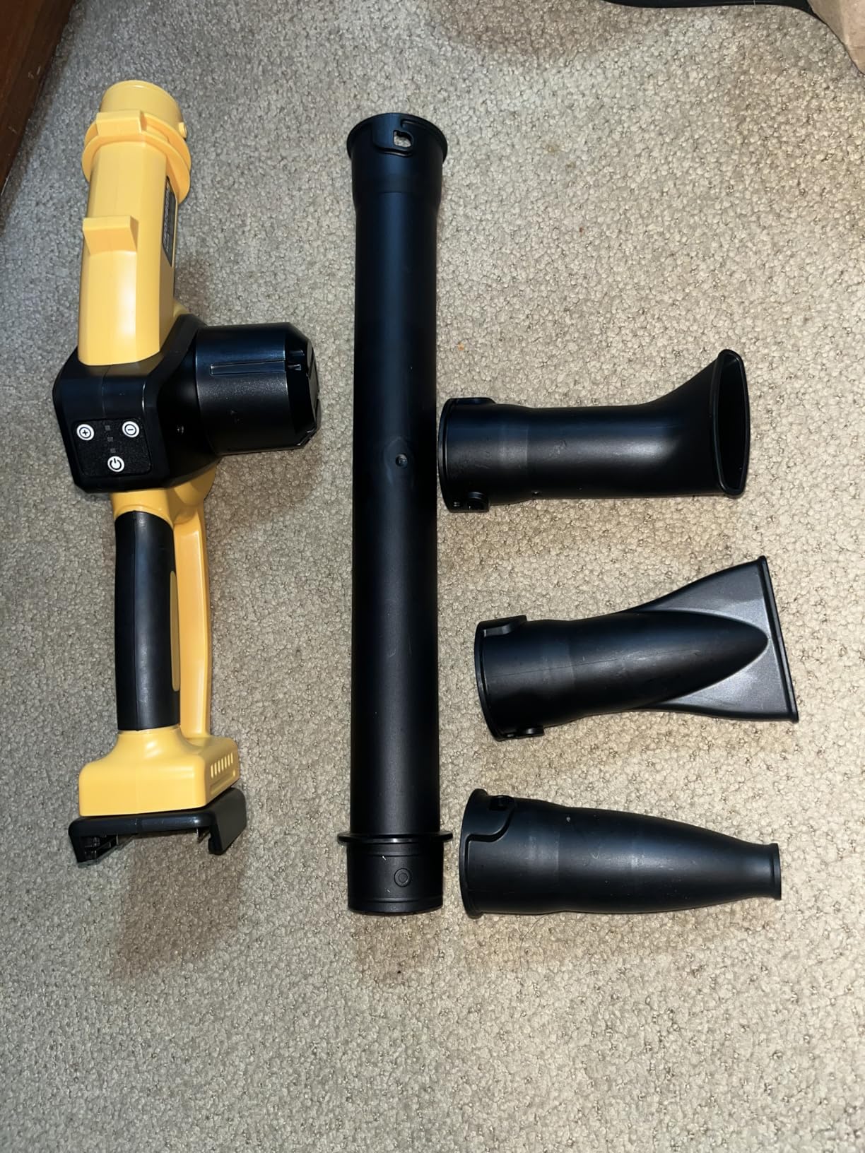 PILENTO Leaf Blower Cordless with 2 Batteries, 210 MPH, 3 Speed Modes, Lightweight customer photo 2
