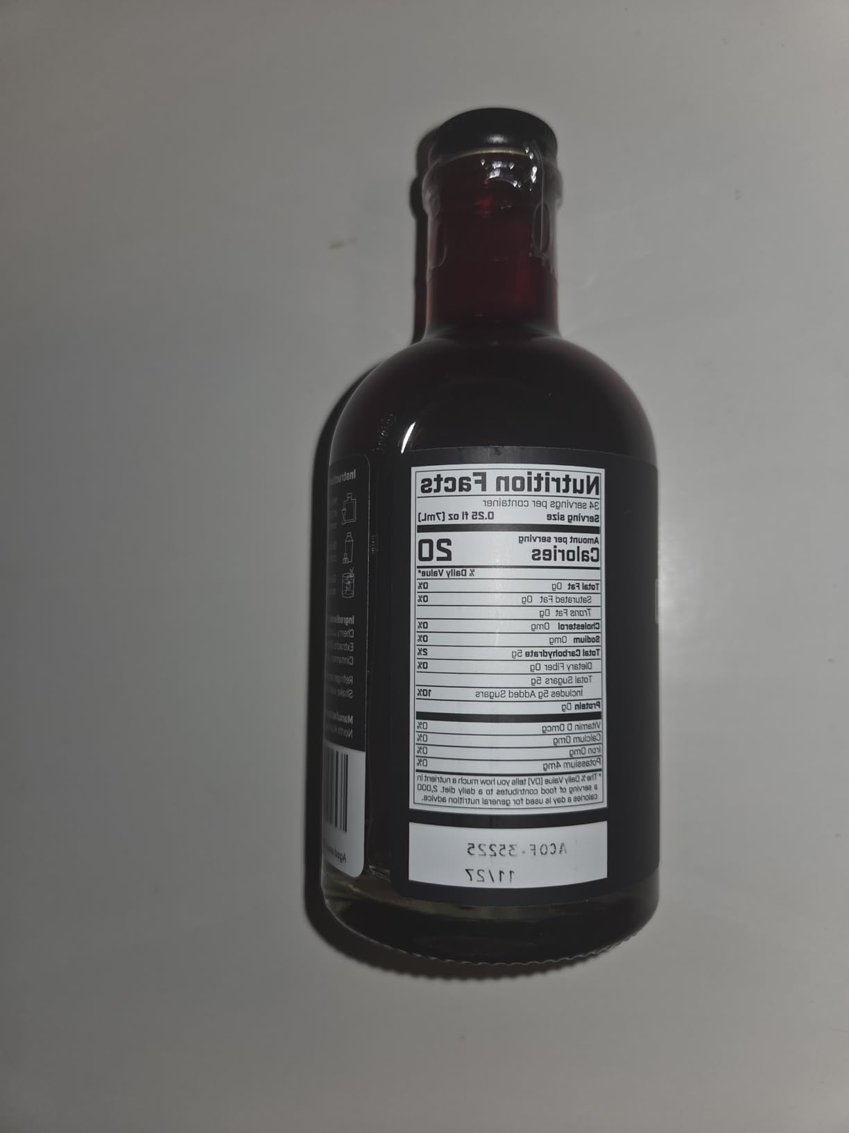 Aged and Charred Old Fashioned Mix Syrup for 32 Cocktails - Handcrafted Old Fashion Mix with Bitters, Orange, Cherry, Cinnamon customer photo 1