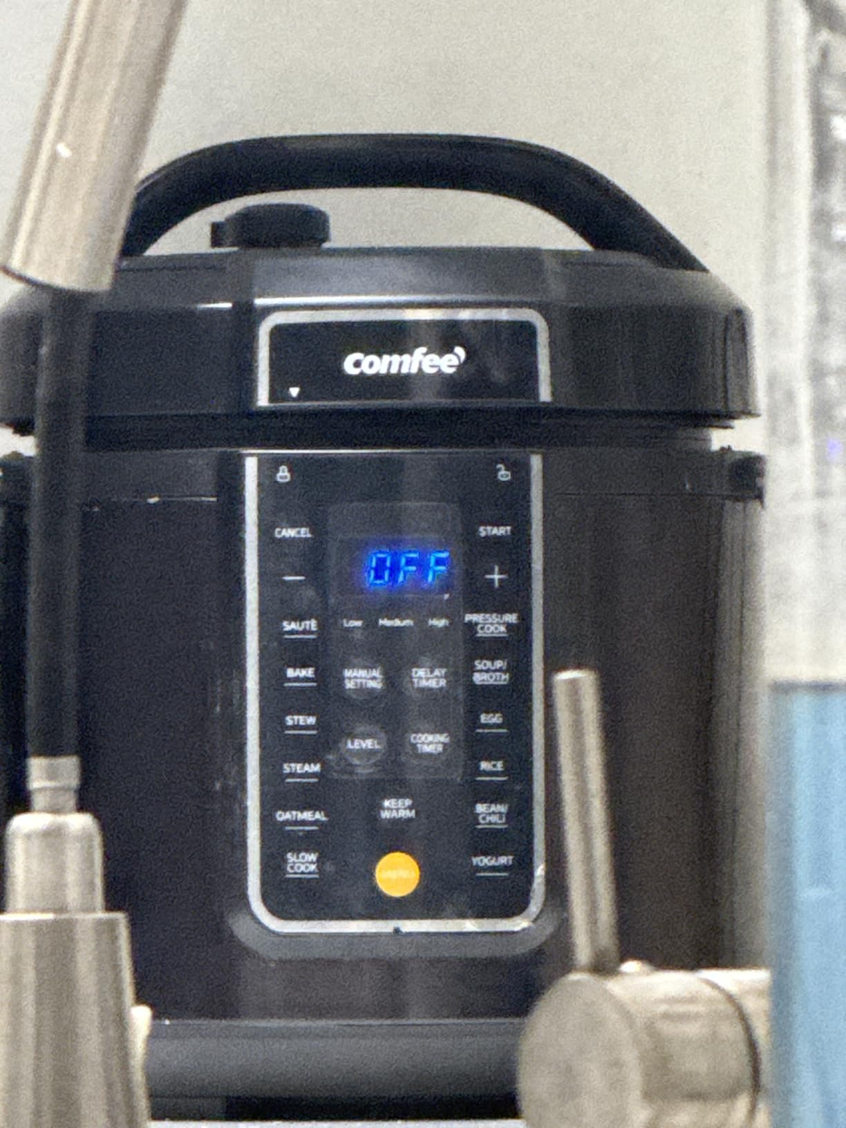 COMFEE' 7-in-1 Small Electric Pressure Cooker, Slow Cooker, Steamer, Sauté, Sous Vide, Warmer, Multi Cooker with Natural Ceramic Coated Non-Stick Pot, 3 Quarts customer photo 1