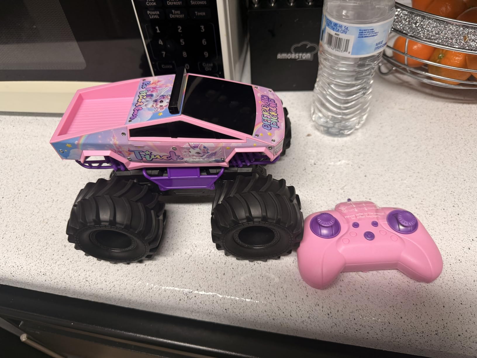 Remote Control Car, Amphibious Monster Truck Toys for Boys RC Cars, 2.4 GHz Waterproof RC Trucks, 1:18 4WD All Terrain Off-Road Pickup, Cool Christmas Birthday Ideas Gifts for Kids 6+ Year Old customer photo 2