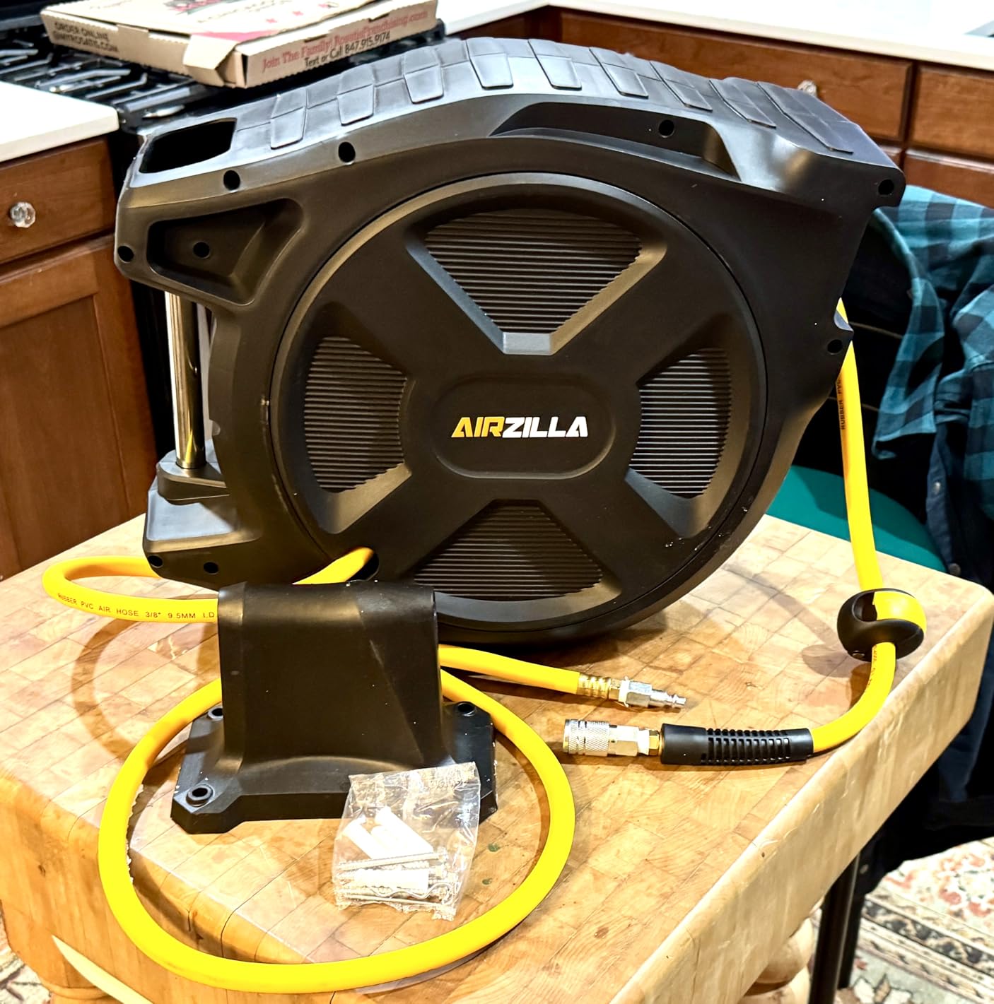 Retractable Air Hose Reel, 3/8