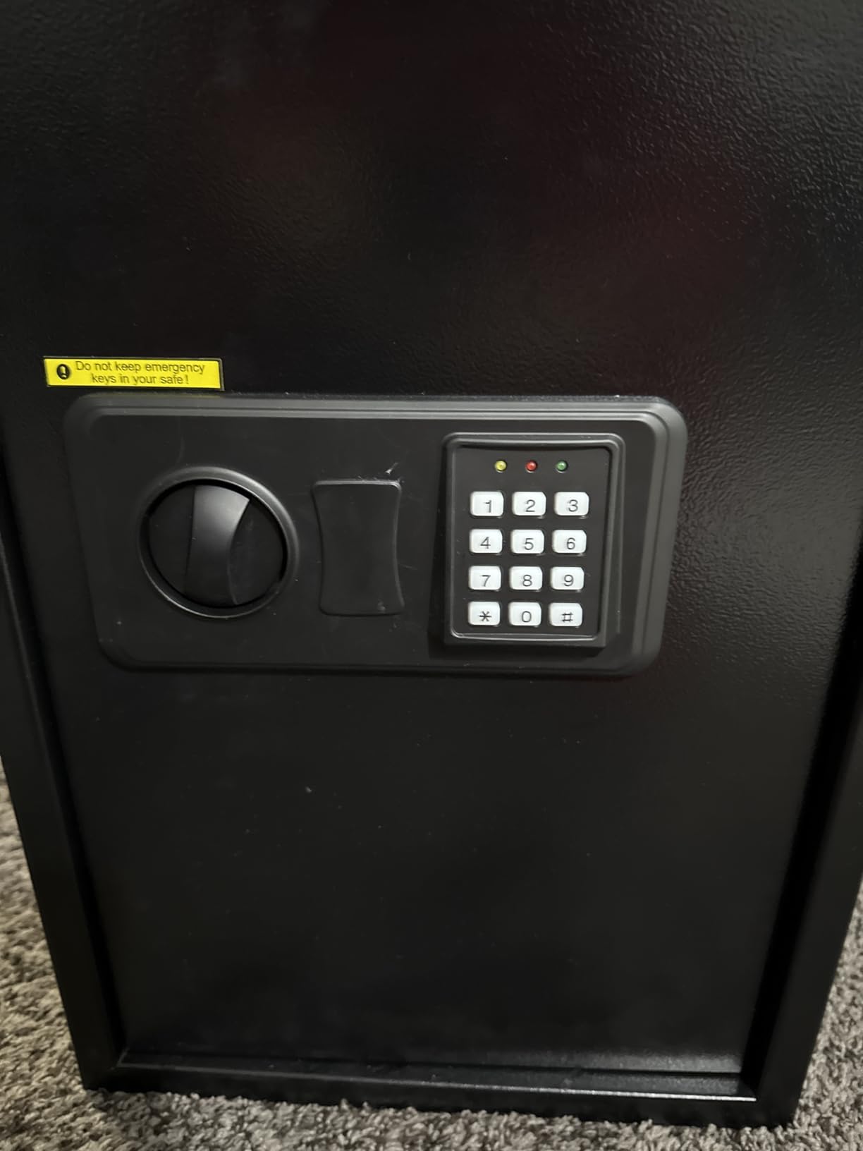 3.3 Cuft Large Home Safes Water and Fireproof, Fire proof Safes for Home Use, Anti-Theft Security Safe Box With Digital Keypad & Removable Shelf and Led Light, Money Safes for Documents Valuables customer photo 2