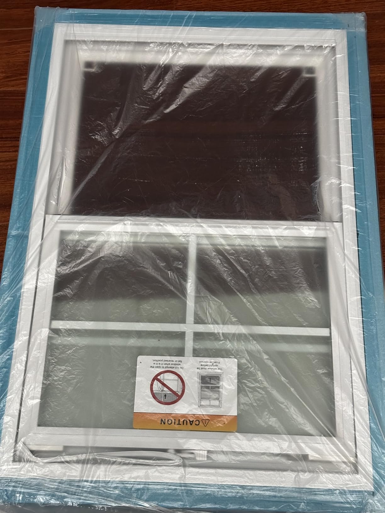 COLORPAPA Vinyl Single Hung Window, 24