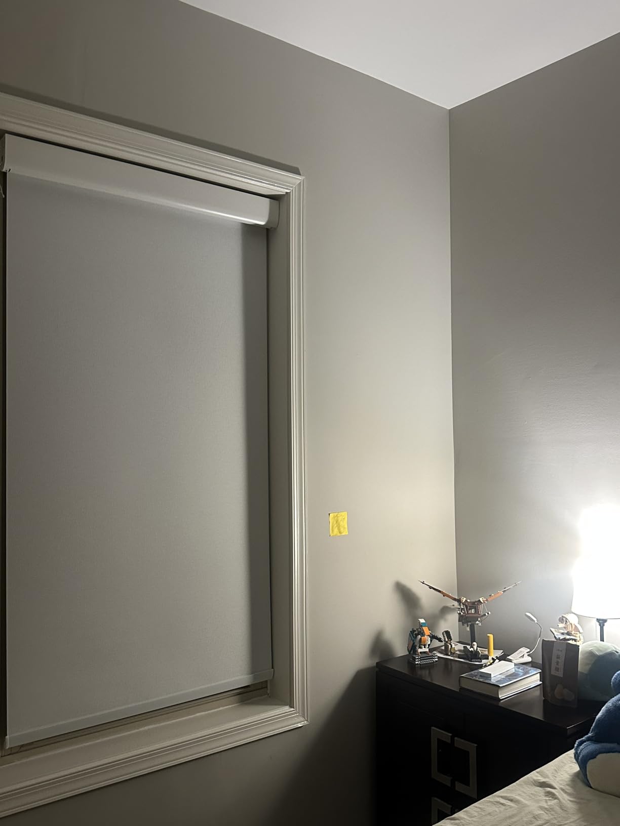 Kincmo No Drill Motorized Blinds with Remote, 100% Blackout Roller Shades for Windows, Custom Electric Blinds Compatible with Alexa, Apple Homekit, Google Home customer photo 1