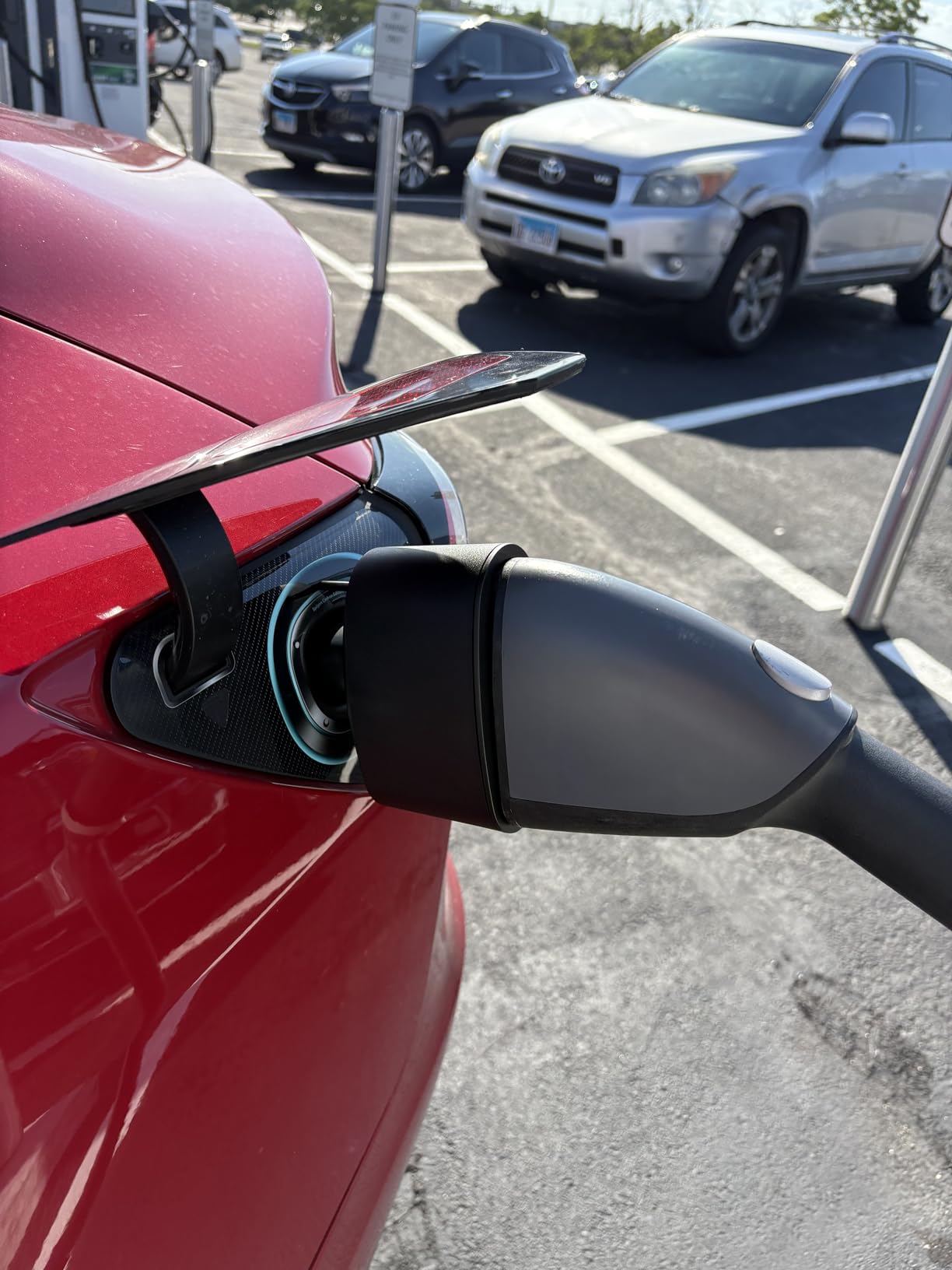 Lectron CCS to NACS Adapter for Tesla Model S, 3, X, Y & All NACS EVs (500A / 1,000V) - UL 2252 Certified CCS1 Fast Charger Adapter - Not Compatible with Cybertruck (Black) customer photo 2