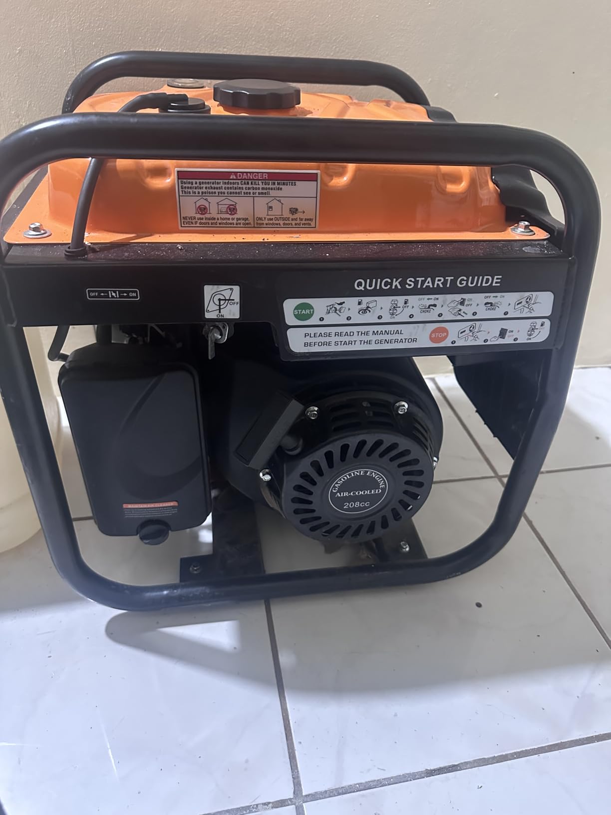 Oxseryn Power Equipment 4400 Watts Inverter Generator Gas Powered, Portable Open Frame Generator, Low Noise with ECO Mode, RV Ready, Emergency Home Backup customer photo 2