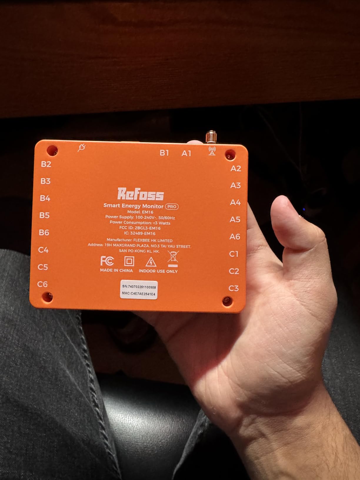 Refoss Smart Home Energy Monitor Real-Time Electricity Usage Monitor with 16x60A Circuit Sensor, Energy Meter, Local Data Storage with Open API & Web UI, Home Assistant, Solar Metering, ETL Certified customer photo 1