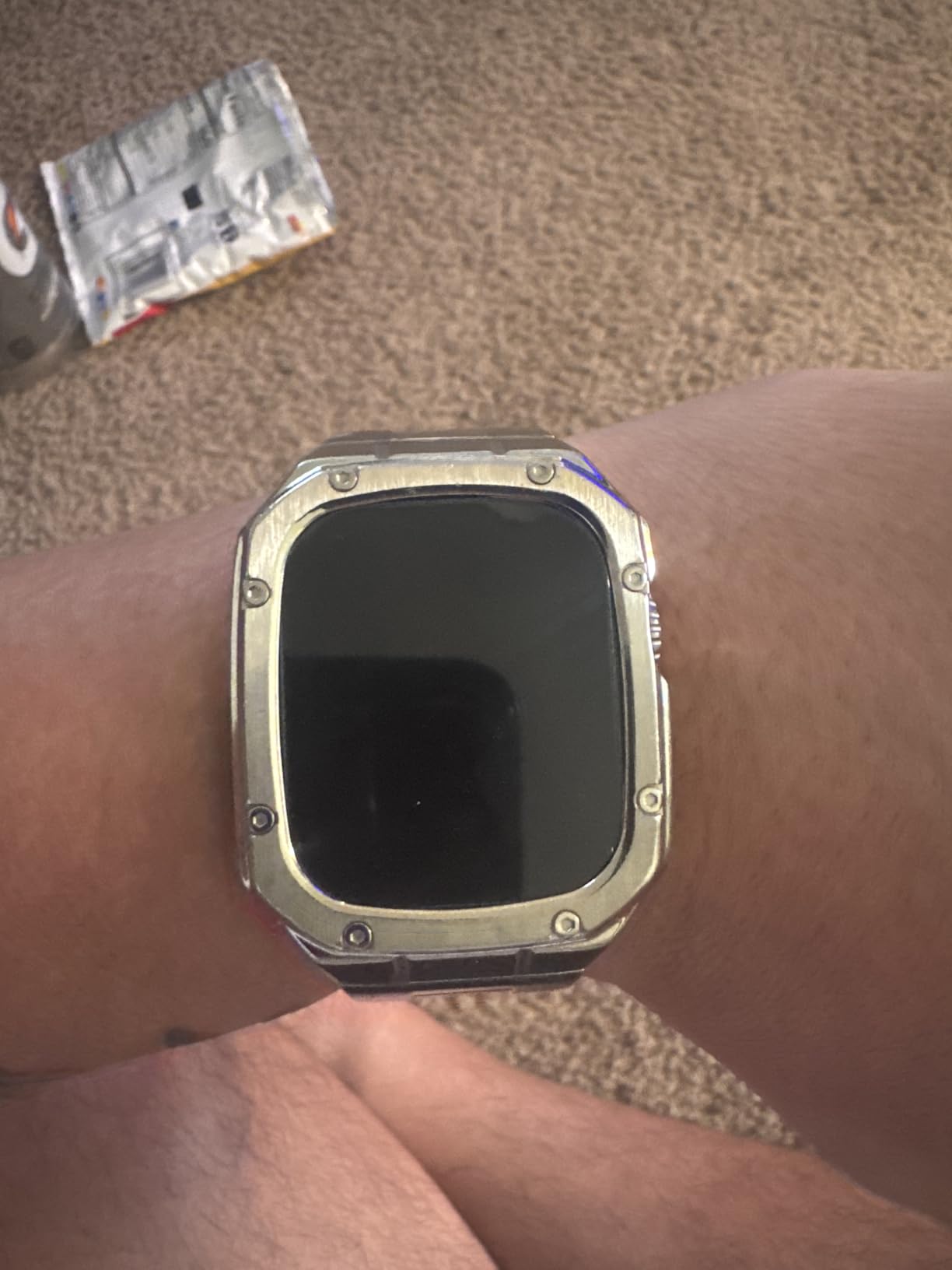 Watch Ultra 3 [GPS + Cellular 49mm] Running & Multisport Smartwatch w/Rugged Titanium Case w/Anchor Blue Ocean Band. Satellite Communications, Advanced Health & Fitness Tracking customer photo 1