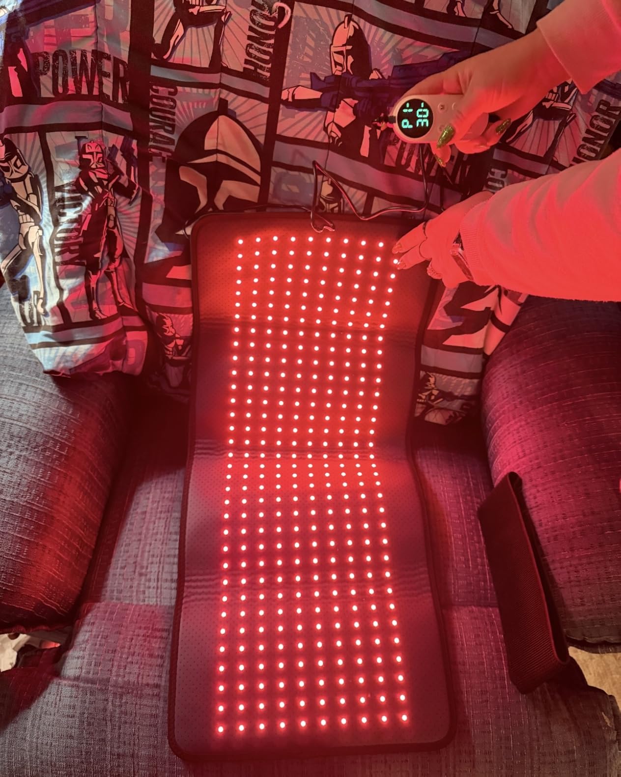 Red Light Therapy Mat for Full Body, Largest 2704LEDs Near Infrared Light Therapy Pad, 660nm& 850nm 2in1 LEDs Light Blanket, High end Leather, 5 Power Levels UP to 288W, 73