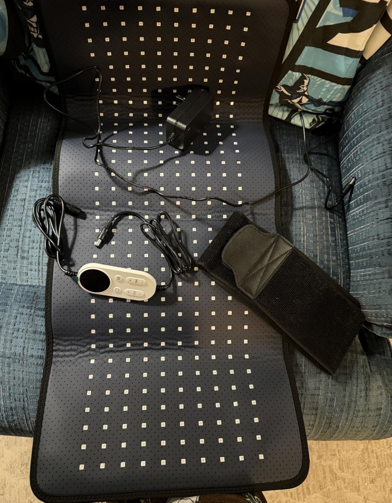 Red Light Therapy Mat for Full Body, Largest 2704LEDs Near Infrared Light Therapy Pad, 660nm& 850nm 2in1 LEDs Light Blanket, High end Leather, 5 Power Levels UP to 288W, 73
