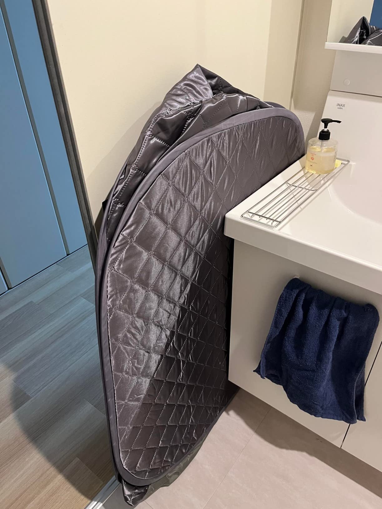 TOREAD Portable Folding Steam Sauna with 1000W&2.6L steam Generator, Personal Sauna Tent for Relaxation, Fast Heating in 6 Min, Black customer photo 2