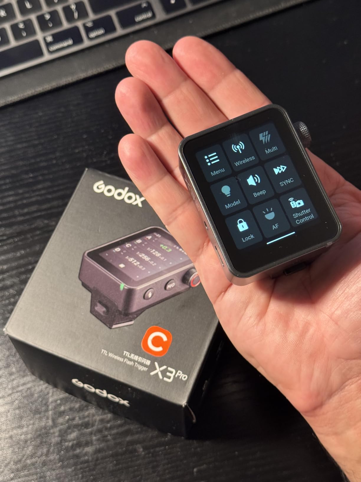 Godox X3 Pro-S X3Pro S TTL Wireless Flash Trigger for Sony, 2.4'' LCD Touchscreen, Built-in 2930mAh Li-ion Battery, 2.4GHz Wireless X System with 3 Pro Shooting Modes, APP Support, USB-C Fast Charging customer photo 1